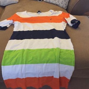 Nautica multiple color dress